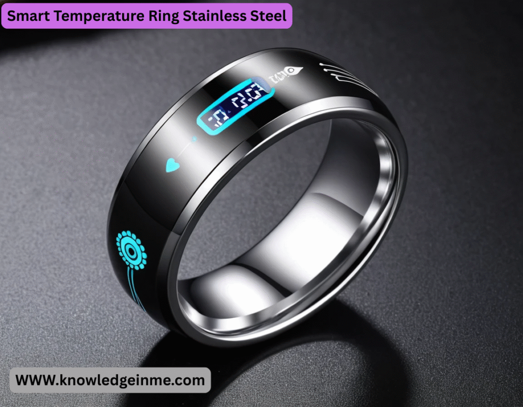 Smart Temperature Ring Stainless Steel