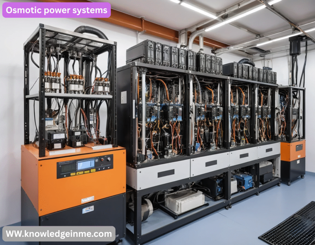 Osmotic power systems