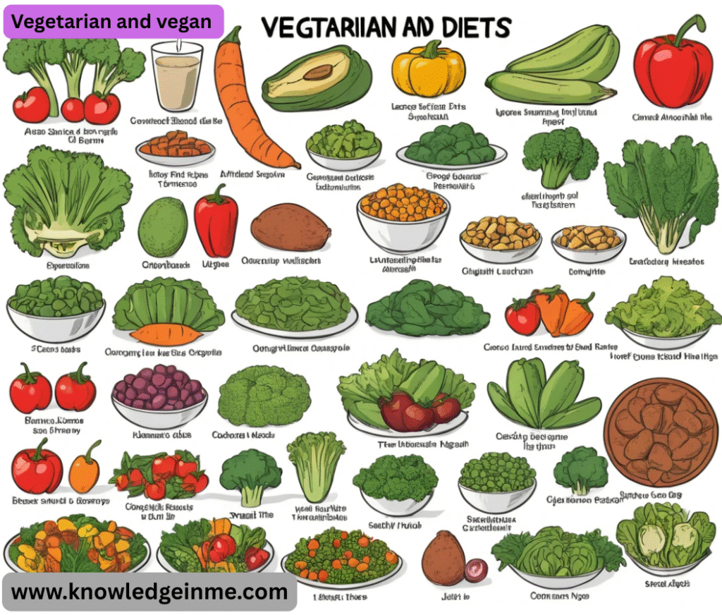 Vegetarian and vegan diets
