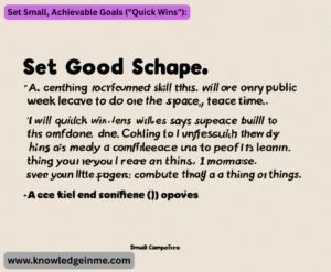 Set Small, Achievable Goals ("Quick Wins"):
