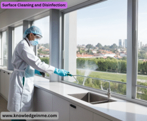Surface Cleaning and Disinfection:
