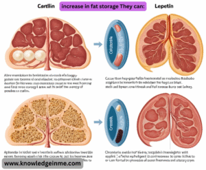 increase in fat storage They can: